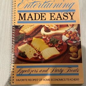 Vtg Entertaining Made Easy Cookbook